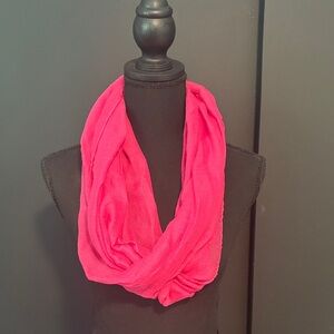 Elegant hot Pink infinity Scarf